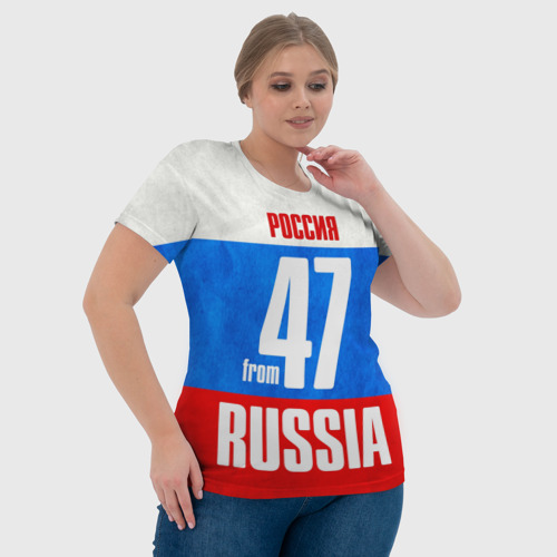 Женская футболка 3D Russia (from 47) - фото 6