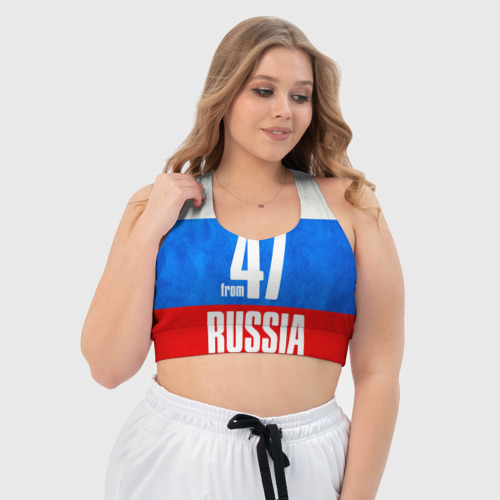 Женский спортивный топ 3D Russia (from 47) - фото 5