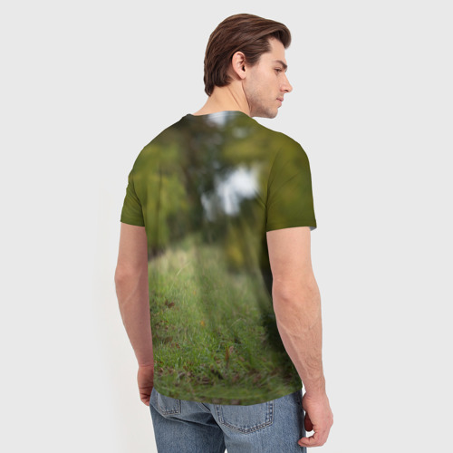 Мужская футболка 3D Олень, цвет 3D печать - фото 4