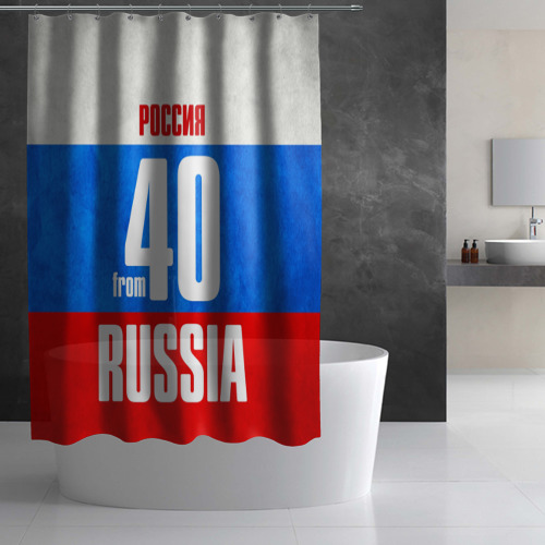Штора 3D для ванной Russia (from 40) - фото 2