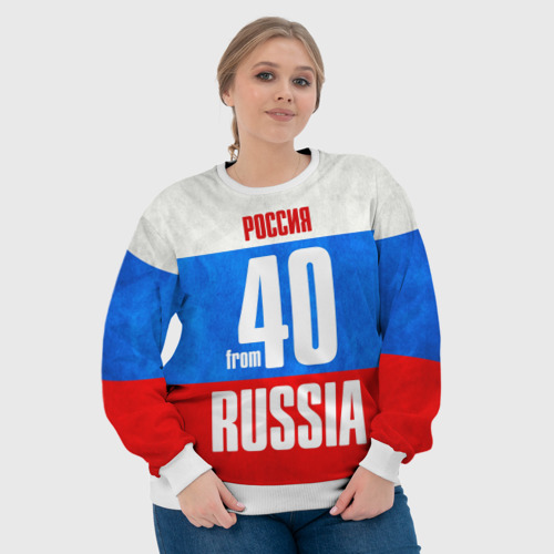 Женский свитшот 3D Russia (from 40) - фото 6