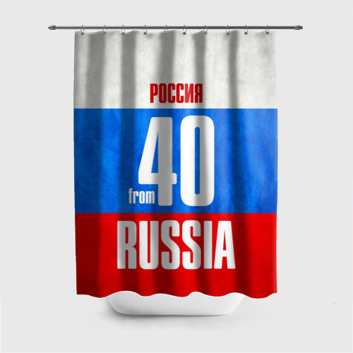 Штора 3D для ванной Russia (from 40)