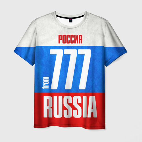 Мужская Футболка Russia (from 777) (3D)