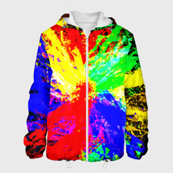 Мужская куртка 3D Взрыв цветов