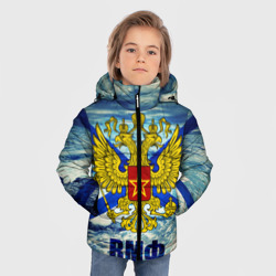 Зимняя куртка для мальчиков 3D ВМФ - фото 2