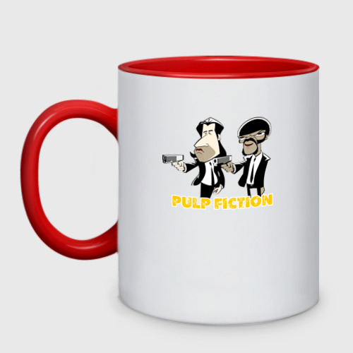 Кружка двухцветная Pulp Fiction