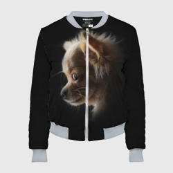 Женский бомбер 3D Чихуахуа