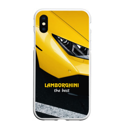 Чехол для iPhone XS Max матовый Lamborghini the best