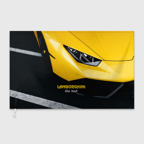 Флаг 3D Lamborghini the best - фото 3