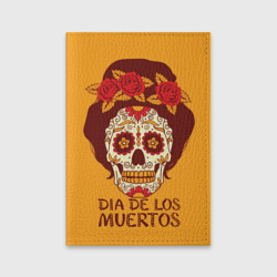 Обложка для паспорта Мексиканский череп