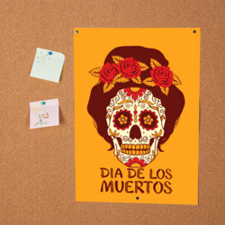 Постер Мексиканский череп - день мертвых - фото 2