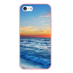 Чехол для iPhone 5/5S матовый Море на закате