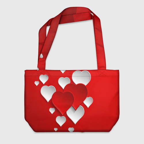 Пляжная сумка 3D Сердца - фото 2