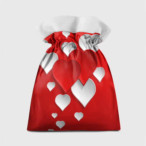 Подарочный 3D мешок Сердца - фото 2