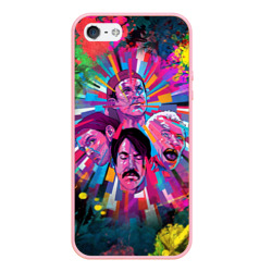 Чехол для iPhone 5/5S матовый Red Hot Chili Peppers 1