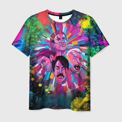 Мужская футболка 3D Red Hot Chili Peppers 1
