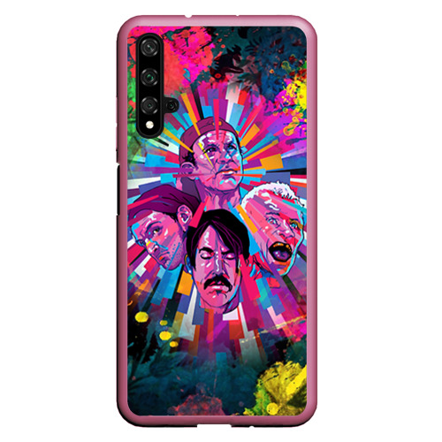 Чехол для Honor 20 Red Hot Chili Peppers 1, цвет малиновый