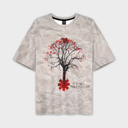 Мужская футболка oversize 3D Red Hot Chili Peppers 4
