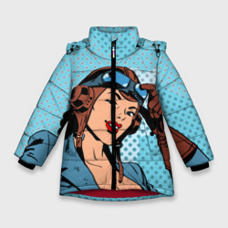 Зимняя куртка для девочек 3D ВВС