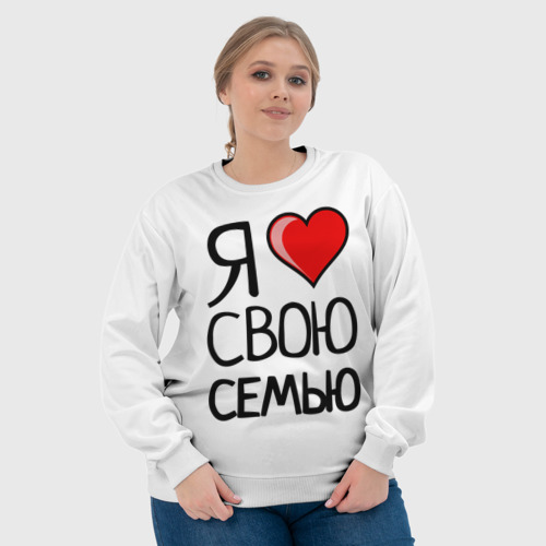 Женский свитшот 3D Family Look - фото 6