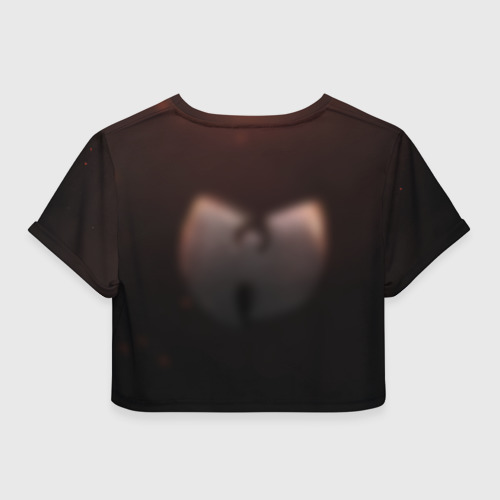 Женская футболка Crop-top 3D Wu-tang Clan, цвет 3D печать - фото 2