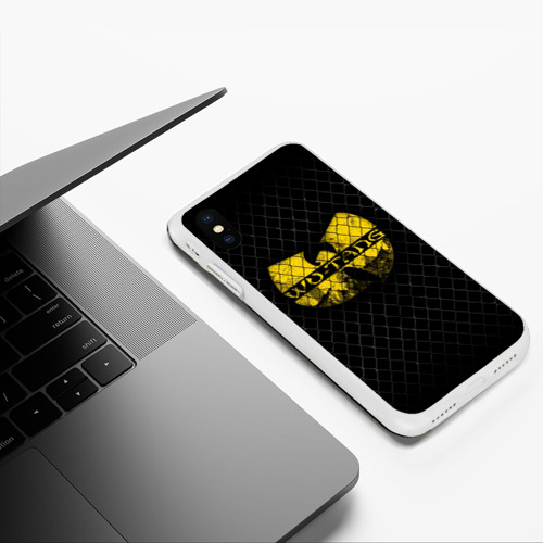 Чехол для iPhone XS Max матовый Wu-Tang Clan, цвет белый - фото 5