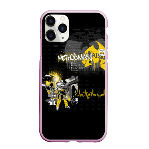 Чехол для iPhone 11 Pro Max матовый Wu-Tang Clan, цвет розовый