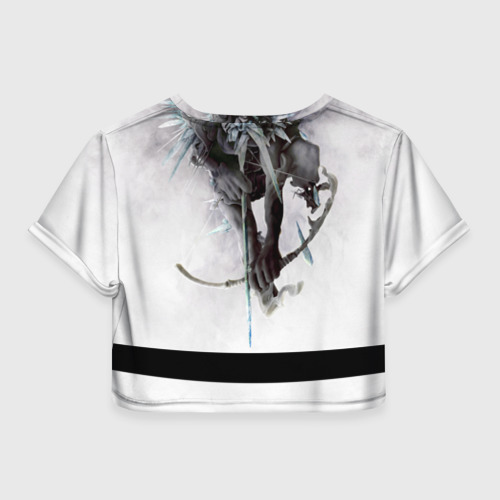 Женская футболка Crop-top 3D Linkin Park, цвет 3D печать - фото 2