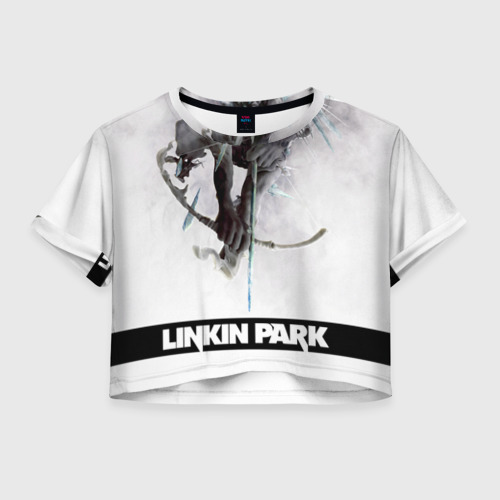 Женская футболка Crop-top 3D Linkin Park, цвет 3D печать