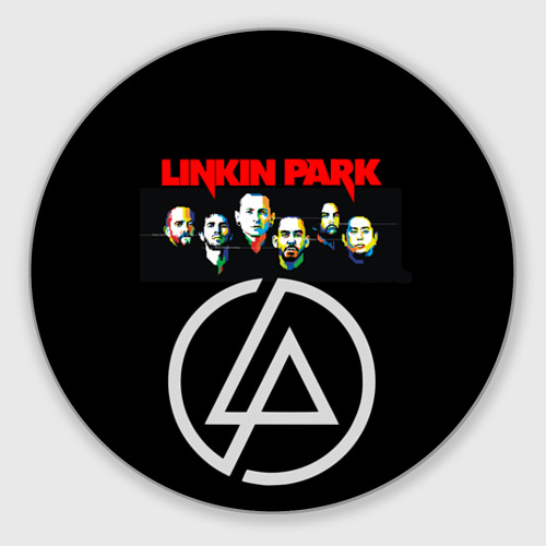 Круглый коврик для мышки Linkin Park