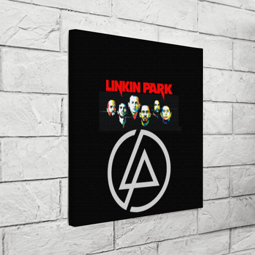 Холст квадратный Linkin Park, цвет 3D печать - фото 3