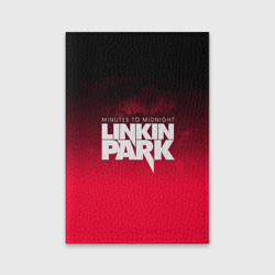Обложка для паспорта матовая кожа Linkin Park