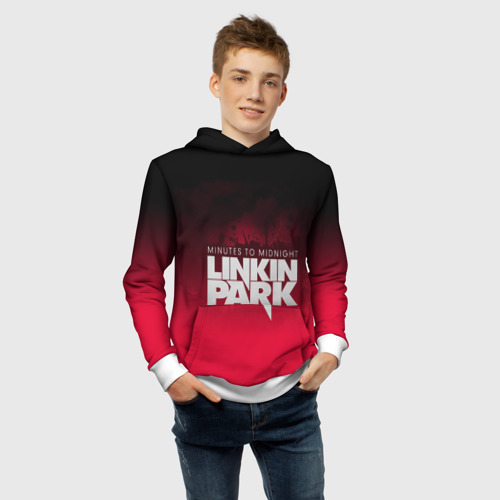 Детская толстовка 3D Linkin Park, цвет белый - фото 6