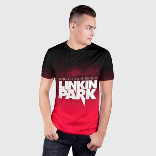 Мужская футболка 3D Slim Linkin Park, цвет 3D печать - фото 3