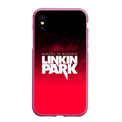 Чехол для iPhone XS Max матовый Linkin Park