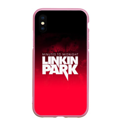 Чехол для iPhone XS Max матовый Linkin Park