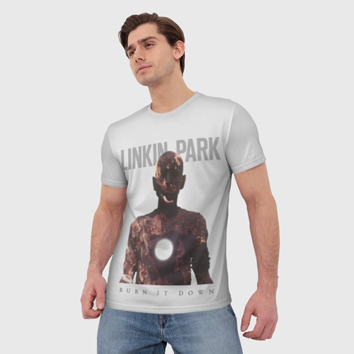 Мужская футболка 3D Linkin Park, цвет 3D печать - фото 3