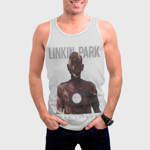 Мужская майка 3D Linkin Park, цвет 3D печать - фото 3