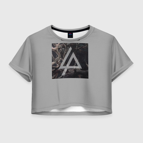 Женская футболка Crop-top 3D Linkin Park, цвет 3D печать