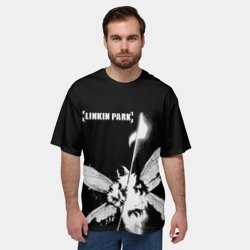 Мужская футболка oversize 3D Linkin Park - фото 2