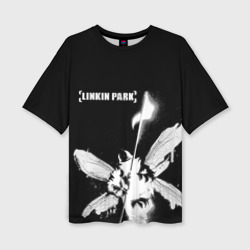 Женская футболка oversize 3D Linkin Park