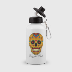 Бутылка спортивная Мексиканский череп в день мертвецов