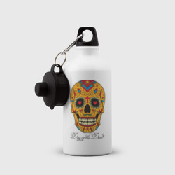Бутылка спортивная Мексиканский череп в день мертвецов - фото 2