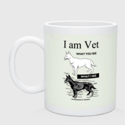 Кружка керамическая I Am Vet