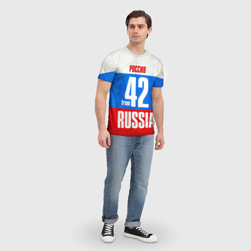 Мужская футболка 3D Russia (from 42), цвет 3D печать - фото 5