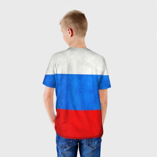 Детская футболка 3D Russia (from 63), цвет 3D печать - фото 4