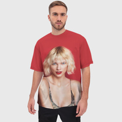 Мужская футболка oversize 3D Taylor Swift - фото 2