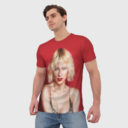 Мужская футболка 3D Taylor Swift - фото 2