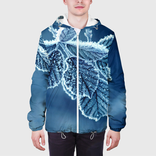 Мужская куртка 3D Снежная ветка, цвет 3D печать - фото 4