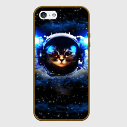 Чехол для iPhone 5/5S матовый Кот космонавт